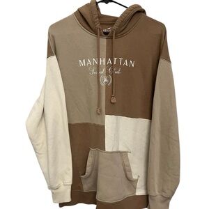 Hollister Colorblock Pullover Hoodie Manhattan Social Club Men’s M